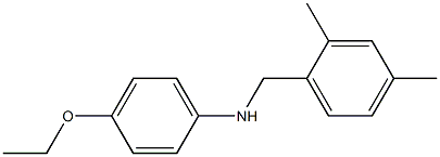 N-[(2,4-dimethylphenyl)methyl]-4-ethoxyaniline Structure