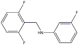 N-[(2,6-difluorophenyl)methyl]-3-fluoroaniline Structure