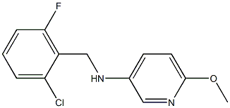 N-[(2-chloro-6-fluorophenyl)methyl]-6-methoxypyridin-3-amine Structure