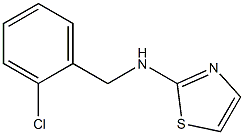 N-[(2-chlorophenyl)methyl]-1,3-thiazol-2-amine 구조식 이미지