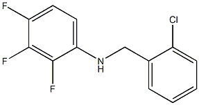 N-[(2-chlorophenyl)methyl]-2,3,4-trifluoroaniline 구조식 이미지