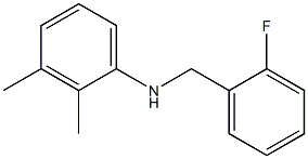 N-[(2-fluorophenyl)methyl]-2,3-dimethylaniline 구조식 이미지