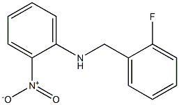 N-[(2-fluorophenyl)methyl]-2-nitroaniline 구조식 이미지