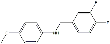 N-[(3,4-difluorophenyl)methyl]-4-methoxyaniline 구조식 이미지