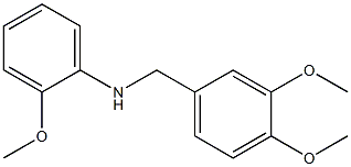 N-[(3,4-dimethoxyphenyl)methyl]-2-methoxyaniline Structure