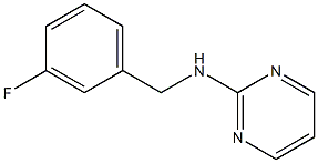 N-[(3-fluorophenyl)methyl]pyrimidin-2-amine Structure