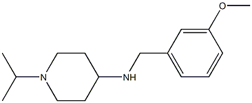 N-[(3-methoxyphenyl)methyl]-1-(propan-2-yl)piperidin-4-amine Structure