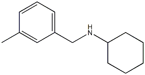 N-[(3-methylphenyl)methyl]cyclohexanamine Structure
