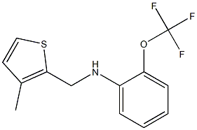 N-[(3-methylthiophen-2-yl)methyl]-2-(trifluoromethoxy)aniline 구조식 이미지