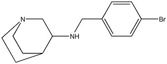 N-[(4-bromophenyl)methyl]-1-azabicyclo[2.2.2]octan-3-amine Structure