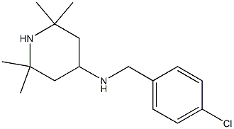 N-[(4-chlorophenyl)methyl]-2,2,6,6-tetramethylpiperidin-4-amine Structure