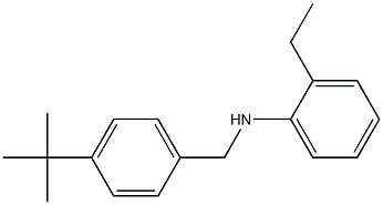 N-[(4-tert-butylphenyl)methyl]-2-ethylaniline Structure