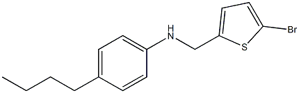 N-[(5-bromothiophen-2-yl)methyl]-4-butylaniline Structure