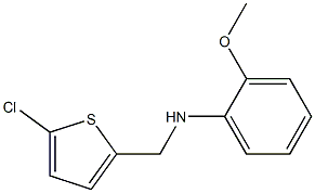 N-[(5-chlorothiophen-2-yl)methyl]-2-methoxyaniline Structure