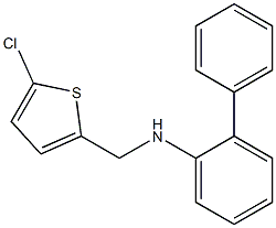 N-[(5-chlorothiophen-2-yl)methyl]-2-phenylaniline 구조식 이미지