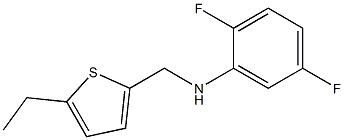 N-[(5-ethylthiophen-2-yl)methyl]-2,5-difluoroaniline 구조식 이미지