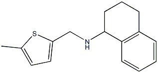 N-[(5-methylthiophen-2-yl)methyl]-1,2,3,4-tetrahydronaphthalen-1-amine Structure