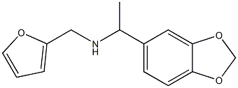 N-[1-(1,3-benzodioxol-5-yl)ethyl]-N-(2-furylmethyl)amine 구조식 이미지