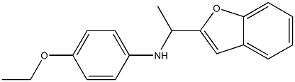 N-[1-(1-benzofuran-2-yl)ethyl]-4-ethoxyaniline Structure