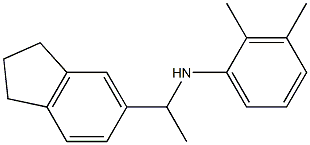 N-[1-(2,3-dihydro-1H-inden-5-yl)ethyl]-2,3-dimethylaniline Structure