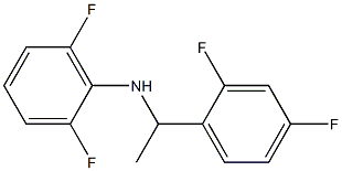 N-[1-(2,4-difluorophenyl)ethyl]-2,6-difluoroaniline Structure