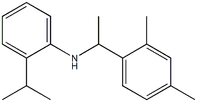 N-[1-(2,4-dimethylphenyl)ethyl]-2-(propan-2-yl)aniline Structure