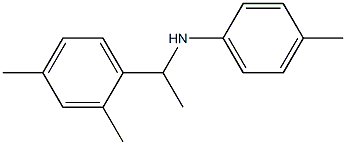 N-[1-(2,4-dimethylphenyl)ethyl]-4-methylaniline 구조식 이미지