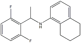 N-[1-(2,6-difluorophenyl)ethyl]-5,6,7,8-tetrahydronaphthalen-1-amine 구조식 이미지