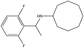 N-[1-(2,6-difluorophenyl)ethyl]cyclooctanamine 구조식 이미지