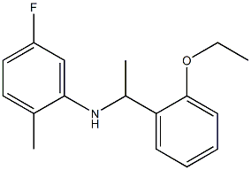 N-[1-(2-ethoxyphenyl)ethyl]-5-fluoro-2-methylaniline Structure