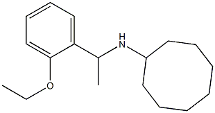 N-[1-(2-ethoxyphenyl)ethyl]cyclooctanamine 구조식 이미지