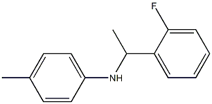 N-[1-(2-fluorophenyl)ethyl]-4-methylaniline 구조식 이미지