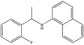 N-[1-(2-fluorophenyl)ethyl]naphthalen-1-amine 구조식 이미지