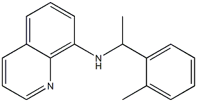 N-[1-(2-methylphenyl)ethyl]quinolin-8-amine 구조식 이미지