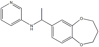 N-[1-(3,4-dihydro-2H-1,5-benzodioxepin-7-yl)ethyl]pyridin-3-amine 구조식 이미지