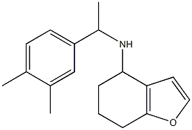 N-[1-(3,4-dimethylphenyl)ethyl]-4,5,6,7-tetrahydro-1-benzofuran-4-amine Structure