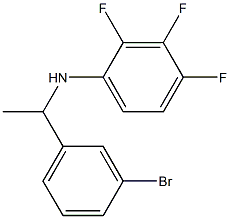 N-[1-(3-bromophenyl)ethyl]-2,3,4-trifluoroaniline 구조식 이미지