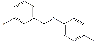 N-[1-(3-bromophenyl)ethyl]-4-methylaniline 구조식 이미지