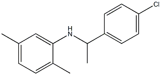 N-[1-(4-chlorophenyl)ethyl]-2,5-dimethylaniline 구조식 이미지