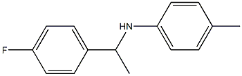 N-[1-(4-fluorophenyl)ethyl]-4-methylaniline 구조식 이미지