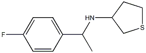 N-[1-(4-fluorophenyl)ethyl]thiolan-3-amine 구조식 이미지