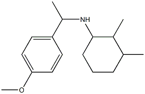 N-[1-(4-methoxyphenyl)ethyl]-2,3-dimethylcyclohexan-1-amine Structure