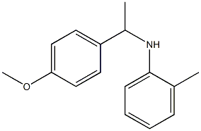 N-[1-(4-methoxyphenyl)ethyl]-2-methylaniline 구조식 이미지