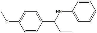 N-[1-(4-methoxyphenyl)propyl]aniline 구조식 이미지