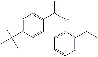 N-[1-(4-tert-butylphenyl)ethyl]-2-ethylaniline Structure