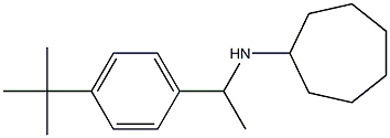 N-[1-(4-tert-butylphenyl)ethyl]cycloheptanamine Structure