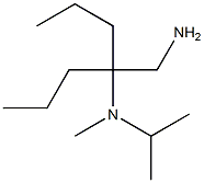 N-[1-(aminomethyl)-1-propylbutyl]-N-isopropyl-N-methylamine 구조식 이미지