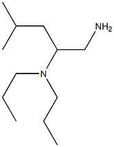 N-[1-(aminomethyl)-3-methylbutyl]-N,N-dipropylamine 구조식 이미지