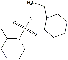 N-[1-(aminomethyl)cyclohexyl]-2-methylpiperidine-1-sulfonamide 구조식 이미지