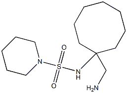 N-[1-(aminomethyl)cyclooctyl]piperidine-1-sulfonamide 구조식 이미지